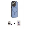 ieg™ iPhone 14 Pro Max Kılıf Eksen Işık Prime - Siyah Joko 5D Cam + Bilvis Titan Kamera Lens - SH