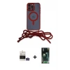 ieg™ iPhone 14 Pro Max Kılıf Eksen Özel Seri - Siyah 360 Mat Full Body Arka Koruyucu + Bilvis Titan Kamera Lens - GS