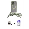 ieg™ iPhone 14 Pro Max Kılıf Eksen Özel Seri - Siyah Bilvis 5in1 3D Magic Cam Ekran Koruyucu + Bilvis Titan Kamera Lens - DNMR