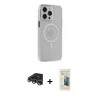 ieg™ iPhone 14 Pro Max Kılıf Kıvılcım Asil Özel Seri - Siyah 6D Mat Seramik Hayalet Nano Ekran Koruyucu + Raze Metal Kamera Lens - GS