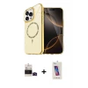 ieg™ iPhone 14 Pro Max Kılıf Kıvılcım Form Prime - Siyah Joko 5D Cam + Bilvis Titan Kamera Lens - SH