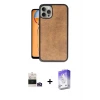 ieg™ iPhone 14 Pro Max Kılıf Kıvılcım Işık Serisi - Siyah Bilvis 5in1 3D Magic Cam Ekran Koruyucu + Bilvis Titan Kamera Lens - GD