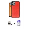 ieg™ iPhone 14 Pro Max Kılıf Kıvılcım Işık Serisi - Siyah Bilvis 5in1 3D Magic Cam Ekran Koruyucu + Bilvis Titan Kamera Lens - GD