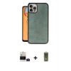 ieg™ iPhone 14 Pro Max Kılıf Kıvılcım Işık Serisi - Siyah Joko Magic 5D Hayalet Cam + Bilvis Titan Kamera Lens - DNMR