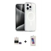 ieg™ iPhone 14 Pro Max Kılıf Nova Asil Prime - Siyah Joko 5D Cam + Bilvis Titan Kamera Lens - GD