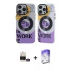ieg™ iPhone 14 Pro Max Kılıf Nova Doku Koleksiyonu - Siyah Bilvis 5in1 3D Magic Cam Ekran Koruyucu + Bilvis Titan Kamera Lens - GS