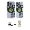 ieg™ iPhone 14 Pro Max Kılıf Nova Doku Koleksiyonu - Siyah Mat Seramik Nano Ekran Koruyucu + Bilvis Titan Kamera Lens - SH