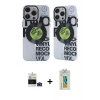 ieg™ iPhone 14 Pro Max Kılıf Nova Doku Koleksiyonu - Siyah Polymer Nano Ekran Koruyucu + Bilvis Titan Kamera Lens - DNMR
