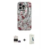 ieg™ iPhone 14 Pro Max Kılıf Nova Doku Prime - Şeffaf Pasifik Cam Ekran Koruyucu + Bilvis Titan Kamera Lens - GS