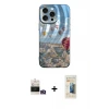 ieg™ iPhone 14 Pro Max Kılıf Nova Doku Prime - Siyah 6D Mat Seramik Hayalet Nano Ekran Koruyucu + Bilvis Titan Kamera Lens - GD
