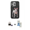 ieg™ iPhone 14 Pro Max Kılıf Nova Form Koleksiyonu - Şeffaf Royal Nano Ekran Koruyucu + Bilvis Titan Kamera Lens - GS