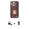 ieg™ iPhone 14 Pro Max Kılıf Nova Form Koleksiyonu - Siyah Joko Magic 5D Hayalet Cam + Bilvis Titan Kamera Lens - GD