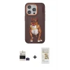 ieg™ iPhone 14 Pro Max Kılıf Nova Form Koleksiyonu - Siyah Mat Seramik Nano Ekran Koruyucu + Bilvis Titan Kamera Lens - DNMR