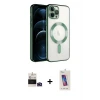 ieg™ iPhone 14 Pro Max Kılıf Nova Işık Özel Seri - Siyah Joko 5D Cam + Bilvis Titan Kamera Lens - DNMR