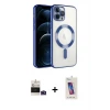 ieg™ iPhone 14 Pro Max Kılıf Nova Işık Özel Seri - Siyah Joko 5D Cam + Bilvis Titan Kamera Lens - DNMR