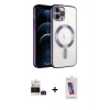 ieg™ iPhone 14 Pro Max Kılıf Nova Işık Özel Seri - Siyah Joko 5D Cam + Bilvis Titan Kamera Lens - DNMR
