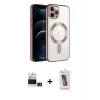 ieg™ iPhone 14 Pro Max Kılıf Nova Işık Özel Seri - Siyah Joko 5D Cam + Bilvis Titan Kamera Lens - DNMR