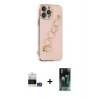 ieg™ iPhone 14 Pro Max Kılıf Nova Işık Prime - Siyah 360 Mat Full Body Arka Koruyucu + Bilvis Titan Kamera Lens - GS