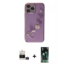 ieg™ iPhone 14 Pro Max Kılıf Nova Işık Prime - Siyah 360 Mat Full Body Arka Koruyucu + Bilvis Titan Kamera Lens - GS