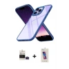 ieg™ iPhone 14 Pro Max Kılıf Nova Işık Serisi - Siyah Joko 5D Cam + Bilvis Titan Kamera Lens - SH