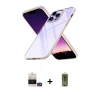 ieg™ iPhone 14 Pro Max Kılıf Nova Işık Serisi - Siyah Joko Magic 5D Hayalet Cam + Bilvis Titan Kamera Lens - GD