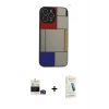 ieg™ iPhone 14 Pro Max Kılıf Odak Klasik Serisi - Şeffaf Pasifik Cam Ekran Koruyucu + Bilvis Titan Kamera Lens - GD