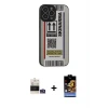 ieg™ iPhone 14 Pro Max Kılıf Odak Klasik Serisi - Siyah Buffer Hayalet Cam Ekran Koruyucu + Bilvis Titan Kamera Lens - GS