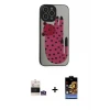 ieg™ iPhone 14 Pro Max Kılıf Odak Klasik Serisi - Siyah Buffer Hayalet Cam Ekran Koruyucu + Bilvis Titan Kamera Lens - GS