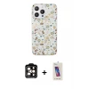 ieg™ iPhone 14 Pro Max Kılıf Pusula Form - Siyah Joko 5D Cam + PVD Metal Kamera Lens - TU