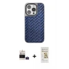 ieg™ iPhone 14 Pro Max Kılıf Siluet Form Serisi - Siyah Mat Seramik Nano Ekran Koruyucu + Bilvis Titan Kamera Lens - DNMR