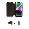 ieg™ iPhone 14 Pro Max Kılıf Siluet Minimal Serisi - Siyah Joko Magic 5D Hayalet Cam + Raze Metal Kamera Lens - GD