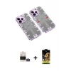 ieg™ iPhone 14 Pro Max Kılıf Ufuk Doku Prime - Siyah Buffer Cam Ekran Koruyucu + Bilvis Titan Kamera Lens - GD