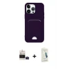 ieg™ iPhone 14 Pro Max Kılıf Vadi Çizgi Prime - Şeffaf Pasifik Cam Ekran Koruyucu + Bilvis Titan Kamera Lens - SH