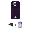 ieg™ iPhone 14 Pro Max Kılıf Vadi Çizgi Prime - Siyah Bilvis 5in1 3D Magic Cam Ekran Koruyucu + Raze Metal Kamera Lens - GS