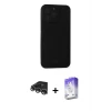 ieg™ iPhone 14 Pro Max Kılıf Vadi Çizgi Prime - Siyah Bilvis 5in1 3D Magic Cam Ekran Koruyucu + Raze Metal Kamera Lens - GS