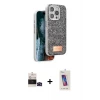 ieg™ iPhone 14 Pro Max Kılıf Vadi Klasik Serisi - Siyah Joko 5D Cam + Bilvis Titan Kamera Lens - SH