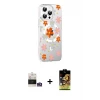 ieg™ iPhone 14 Pro Max Kılıf Yörünge Işık Prime - Siyah Buffer Cam Ekran Koruyucu + Bilvis Titan Kamera Lens - GS
