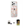 ieg™ iPhone 14 Pro Max Kılıf Yörünge Işık Prime - Siyah Buffer Cam Ekran Koruyucu + Bilvis Titan Kamera Lens - GS