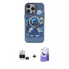 ieg™ iPhone 14 Pro Max Kılıf Zirve Form Özel Seri - Siyah Bilvis 5in1 5D Magic Hayalet Cam Ekran Koruyucu + Bilvis Titan Kamera Lens - DNMR