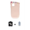 ieg™ iPhone 15 Kılıf Akış Yansıma - Siyah Joko Magic 5D Cam + PVD Metal Kamera Lens - TU