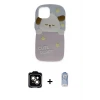 ieg™ iPhone 15 Kılıf Akış Yansıma - Siyah Joko Magic 5D Cam + PVD Metal Kamera Lens - TU