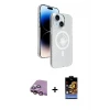 ieg™ iPhone 15 Kılıf Nova Modern Prime - Siyah Buffer Hayalet Cam Ekran Koruyucu + Raze Metal Kamera Lens - PE