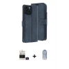 ieg™ iPhone 15 Kılıf Siluet Işık Serisi - Siyah Joko Magic 5D Cam + Bilvis Titan Kamera Lens - YL