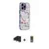 ieg™ iPhone 15 Pro Max Kılıf Ahenk Modern Serisi - Siyah Joko Magic 5D Hayalet Cam + Raze Metal Kamera Lens - LT