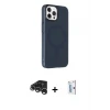 ieg™ iPhone 15 Pro Max Kılıf Çekirdek Modern Prime - Siyah Bilvis 0.18mm Plus Cam Ekran Koruyucu + Raze Metal Kamera Lens - GS