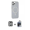ieg™ iPhone 15 Pro Max Kılıf Çekirdek Modern Prime - Siyah Vanessa Magic Cam + PVD Metal Kamera Lens - LT
