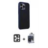 ieg™ iPhone 15 Pro Max Kılıf Çekirdek Yansıma Prime - Siyah Vanessa Magic Cam + PVD Metal Kamera Lens - LT