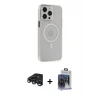 ieg™ iPhone 15 Pro Max Kılıf Kıvılcım Asil Özel Seri - Siyah Vanessa Magic Cam + Raze Metal Kamera Lens - LT