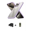 ieg™ iPhone 15 Pro Max Kılıf Nova Işık Serisi - Siyah Joko Magic 5D Hayalet Cam + Raze Metal Kamera Lens - TMGI