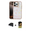 ieg™ iPhone 15 Pro Max Kılıf Odak Prime - Siyah Buffer Cam Ekran Koruyucu + Raze Metal Kamera Lens - LT